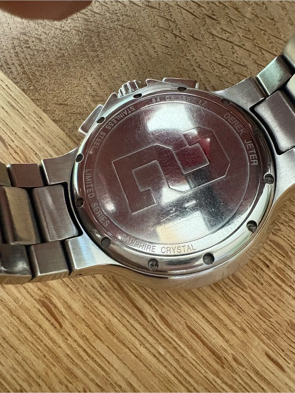 Movado Stainless Steel Chronograph Watch - Derek Jeter Yankee Limited Edition